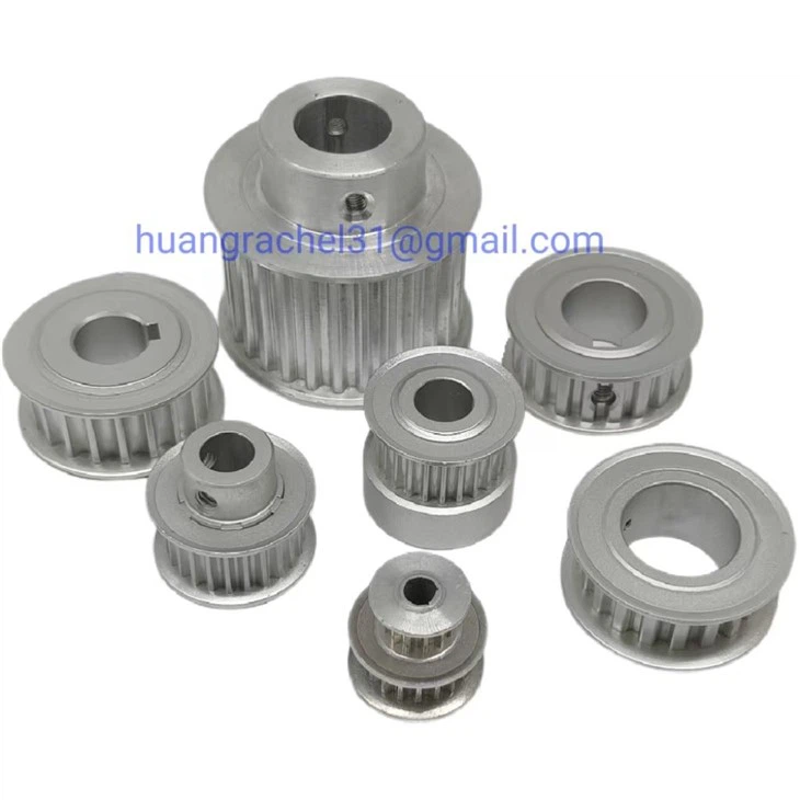 Custom Bore Aluminum HTD 3M 5M Timing Belt Pulley